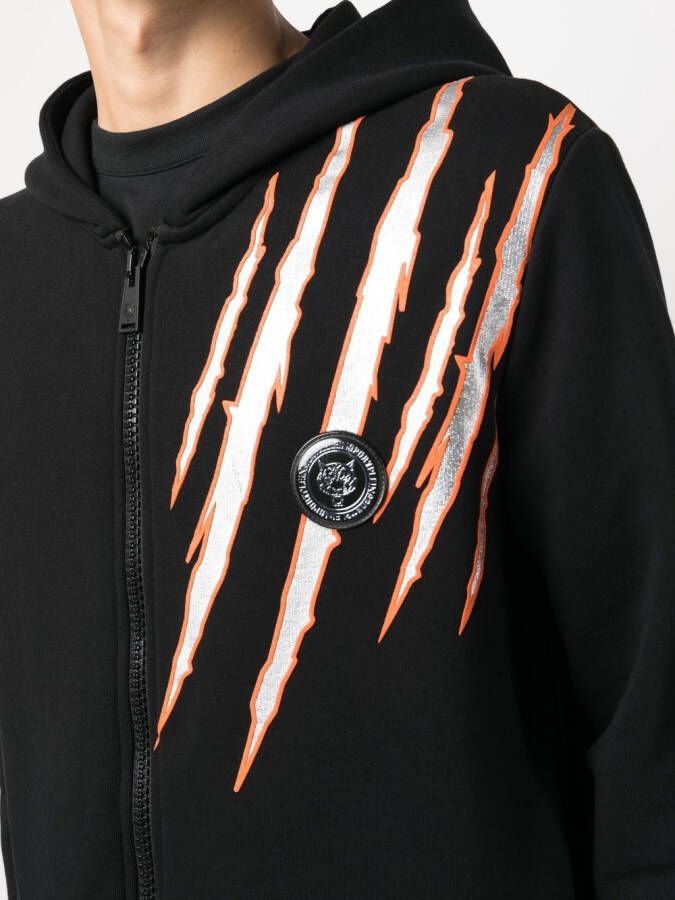 Plein Sport Hoodie met lange mouwen Zwart
