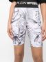 Plein Sport Shorts met bloemenprint Wit - Thumbnail 5