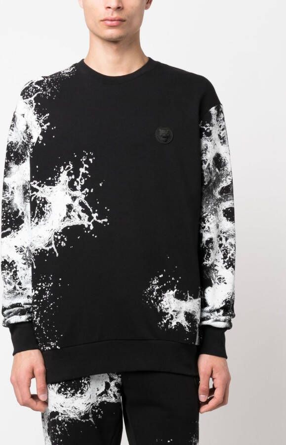 Plein Sport Katoenen sweater Zwart