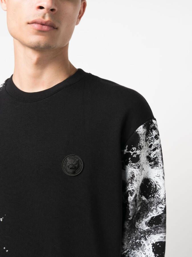 Plein Sport Katoenen sweater Zwart