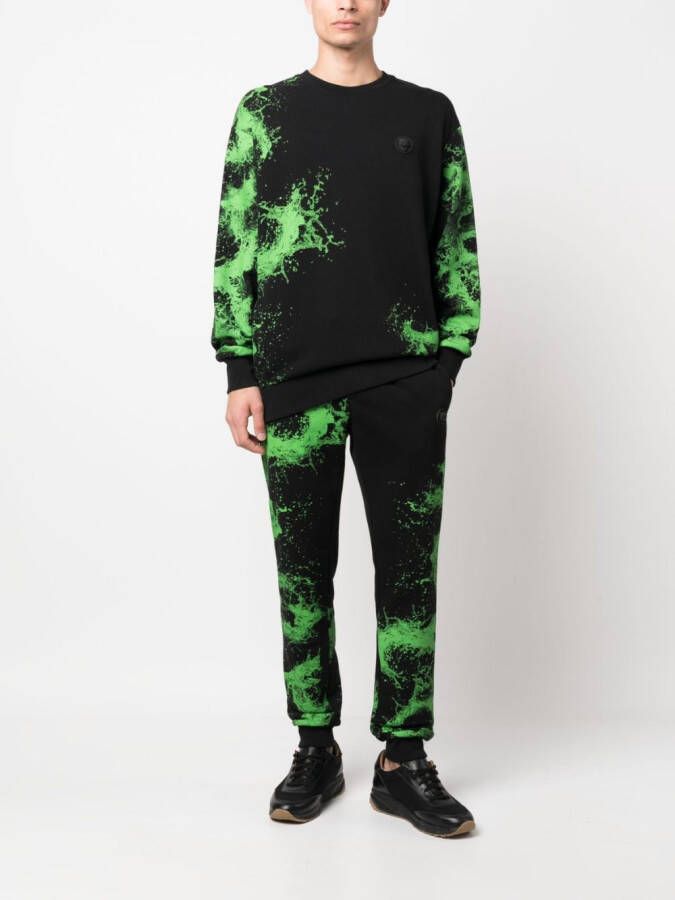 Plein Sport Katoenen sweater Zwart
