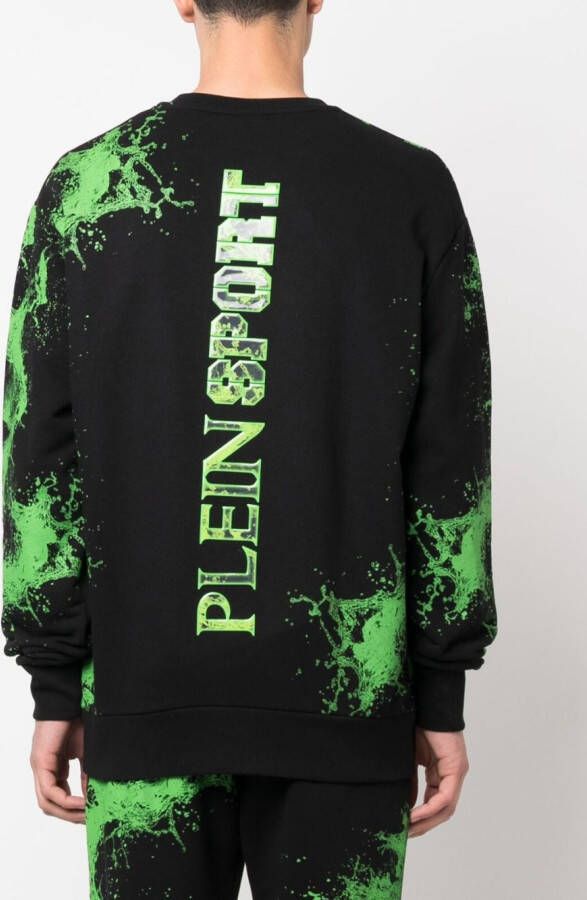 Plein Sport Katoenen sweater Zwart