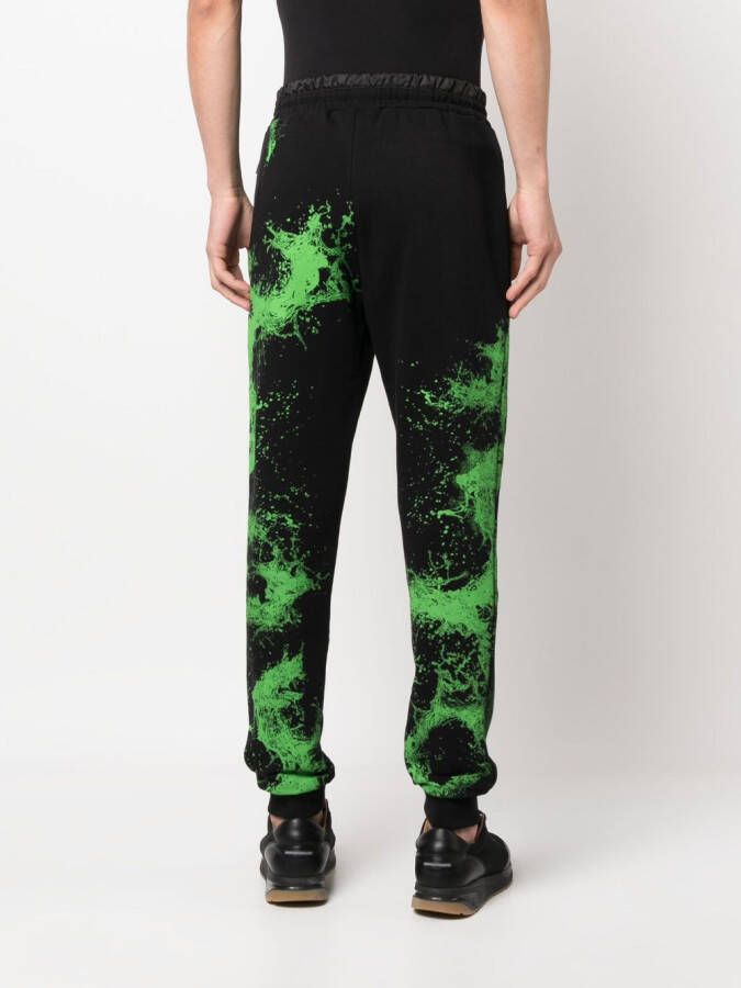 Plein Sport Trainingsbroek met print Zwart