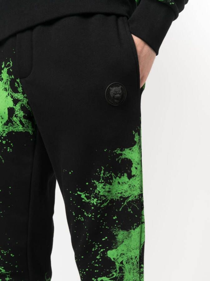 Plein Sport Trainingsbroek met print Zwart