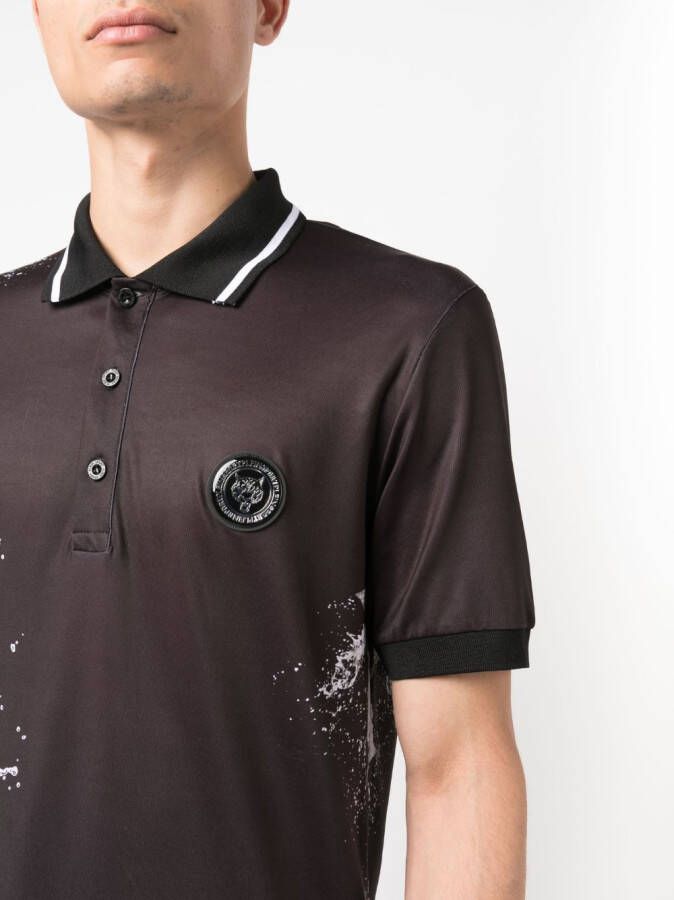 Plein Sport T-shirt met print Zwart