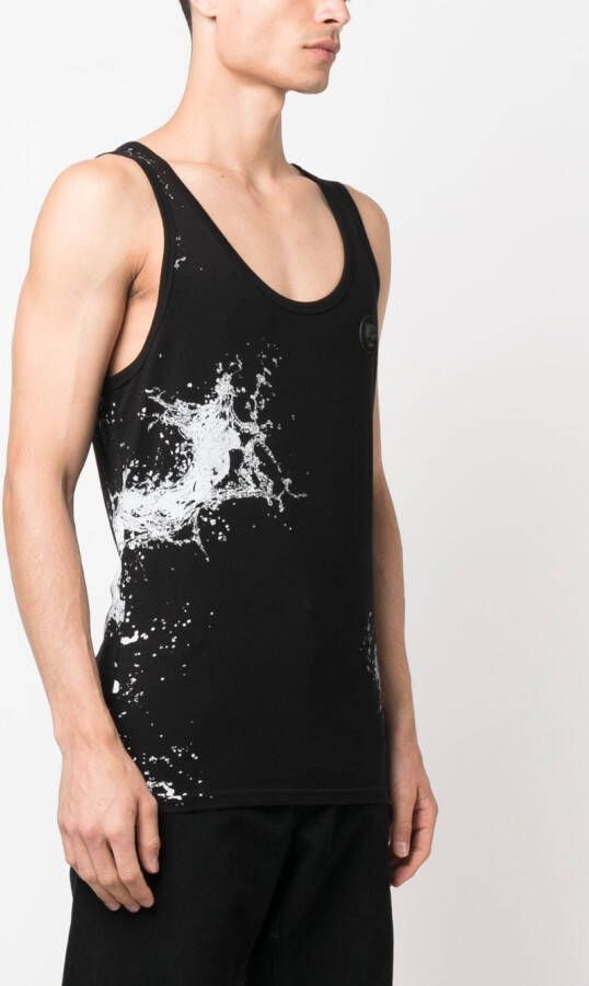 Plein Sport T-shirt met print Zwart