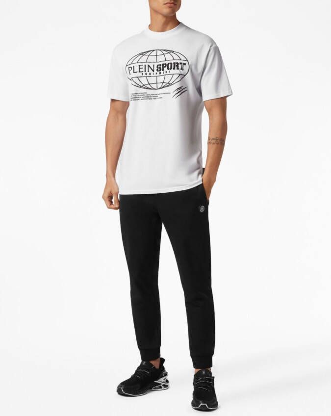 Plein Sport T-shirt met print Wit