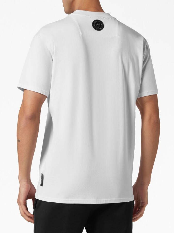 Plein Sport T-shirt met print Wit