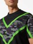 Plein Sport T-shirt met camouflageprint Zwart - Thumbnail 4