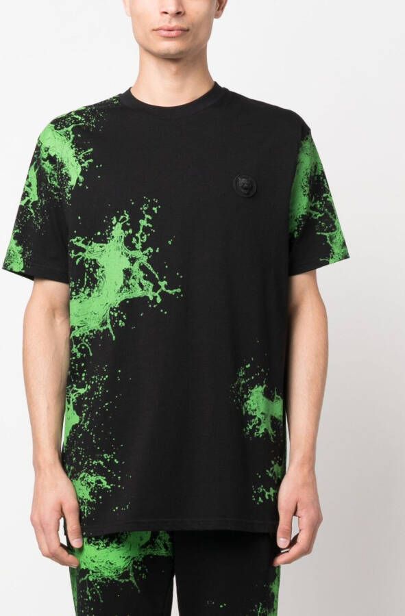 Plein Sport T-shirt met print Zwart