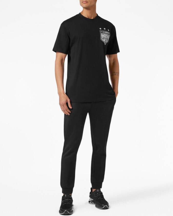 Plein Sport T-shirt met grafische print Zwart
