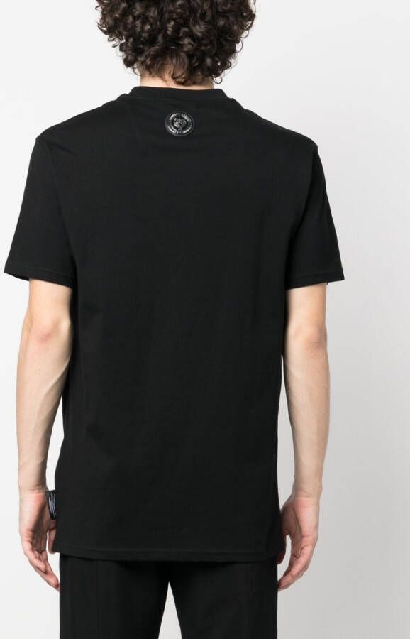 Plein Sport T-shirt met ronde hals Zwart