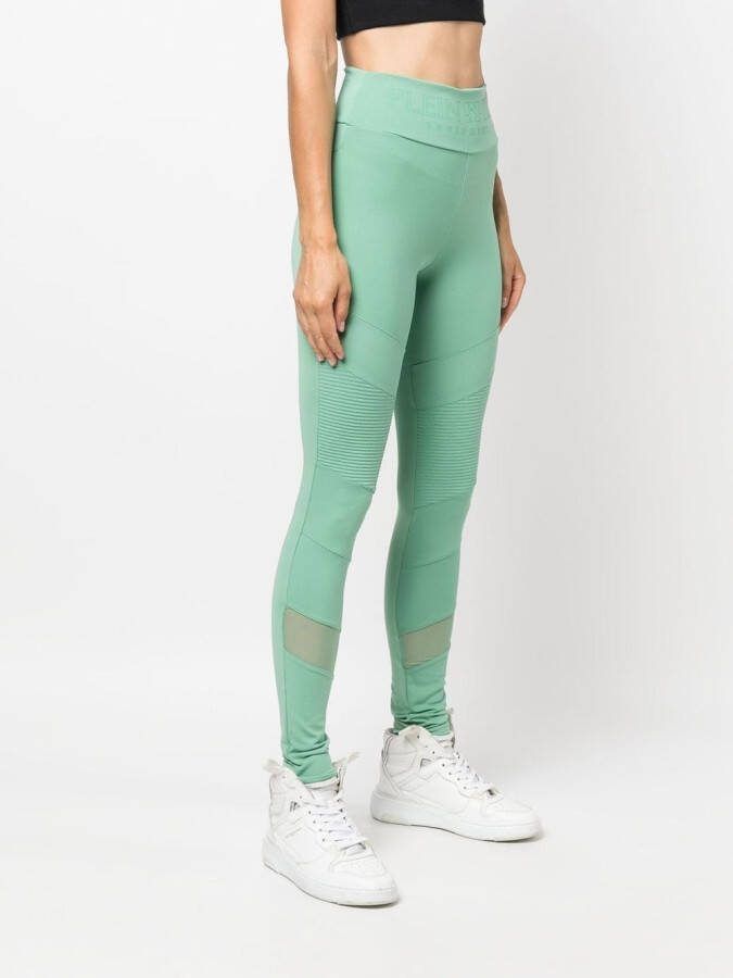 Plein Sport Stretch legging Groen