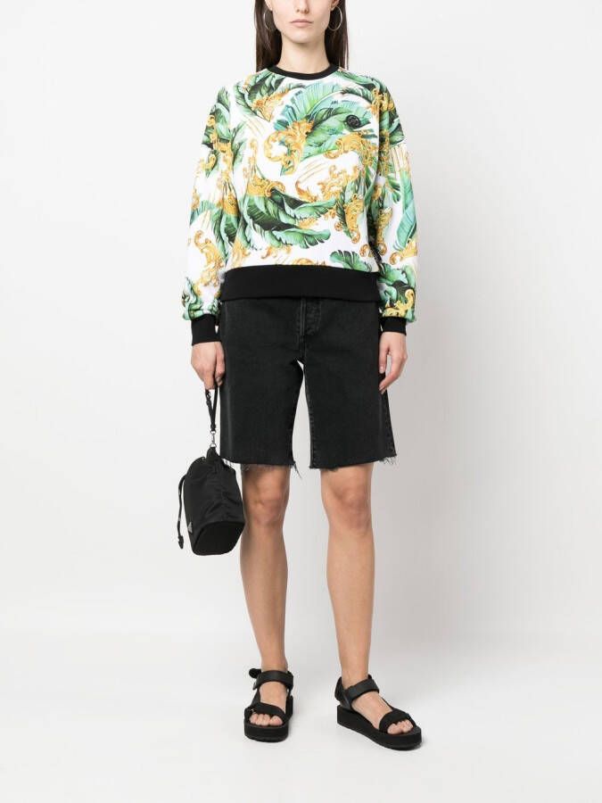 Plein Sport Sweater met bloemenprint Groen
