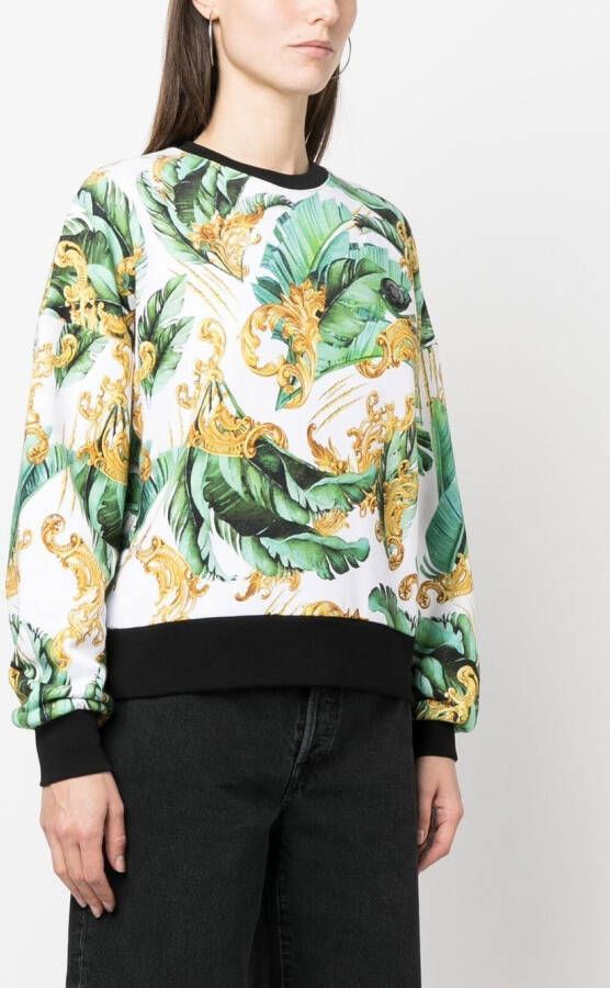 Plein Sport Sweater met bloemenprint Groen
