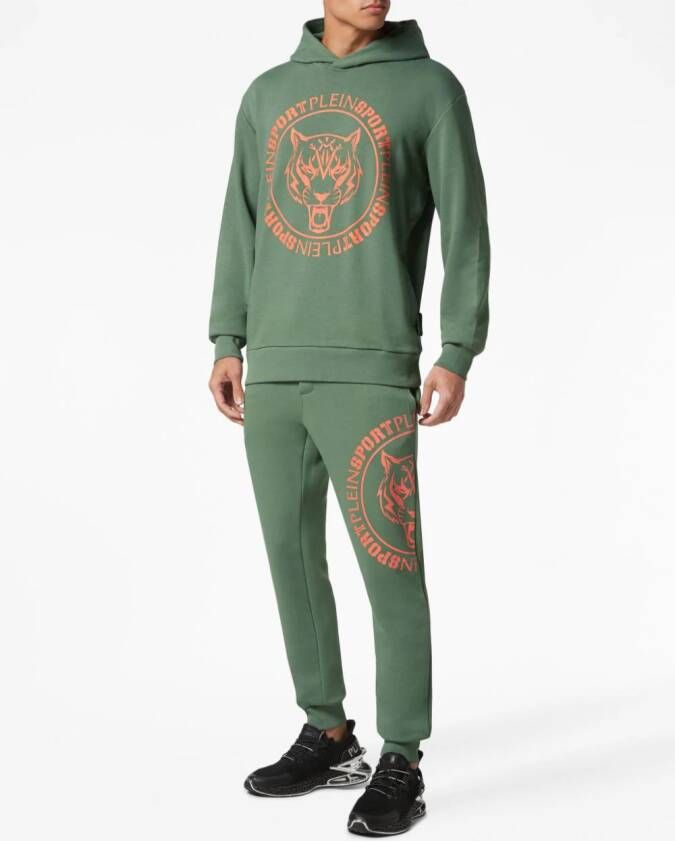 Plein Sport Sweater met borduurwerk Groen