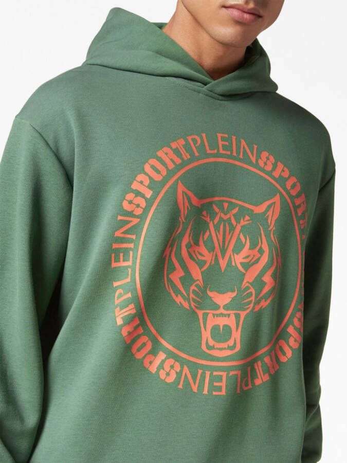 Plein Sport Sweater met borduurwerk Groen