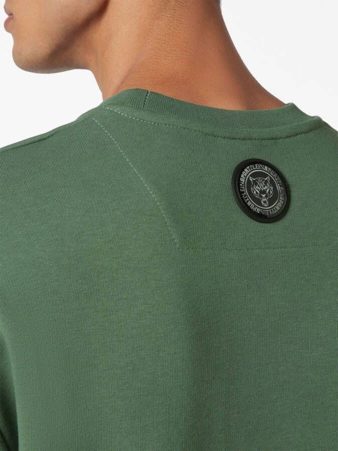 Plein Sport Sweater met borduurwerk Groen