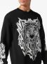 Plein Sport Sweater met logopatch Zwart - Thumbnail 3