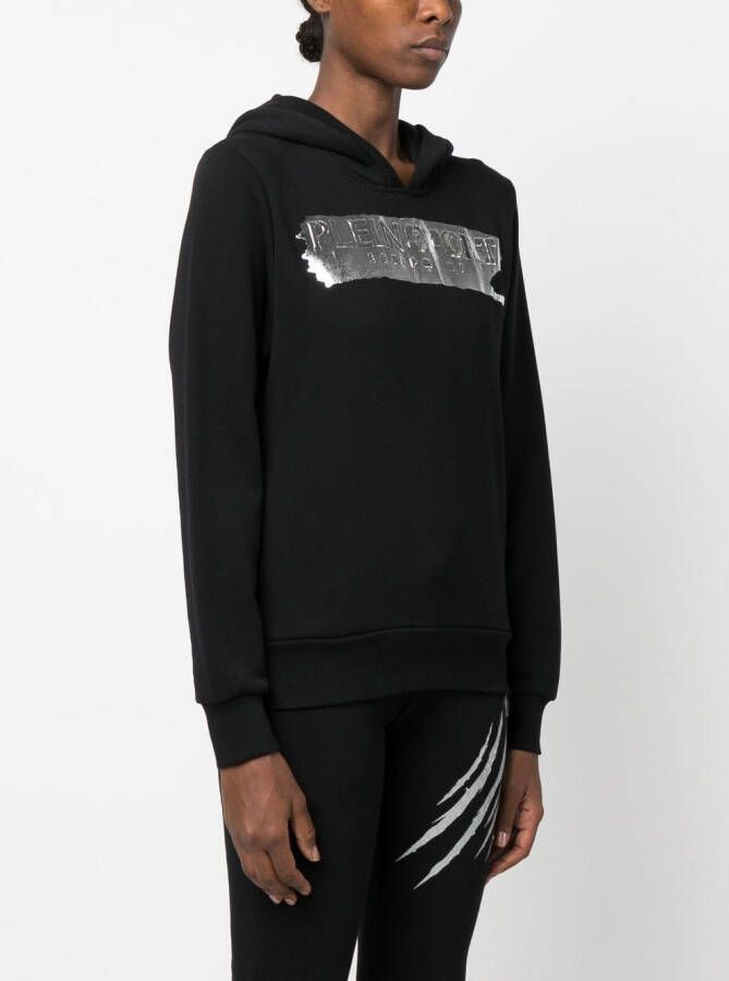 Plein Sport Sweater met logoprint Zwart