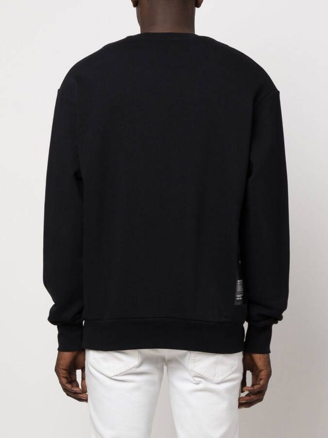 Plein Sport Sweater met tijgerkop Zwart
