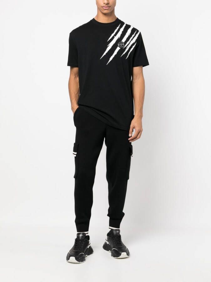 Plein Sport T-shirt met grafische print Zwart
