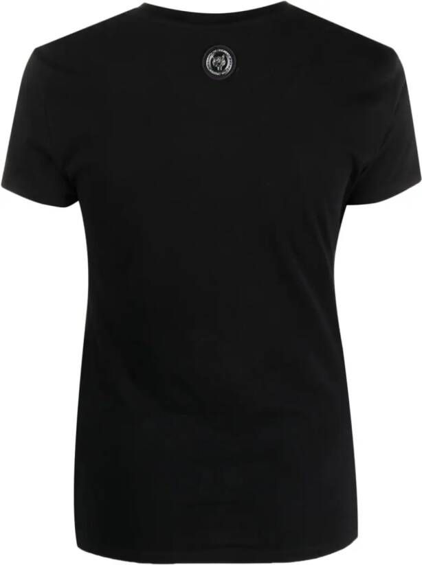 Plein Sport T-shirt met logo Zwart