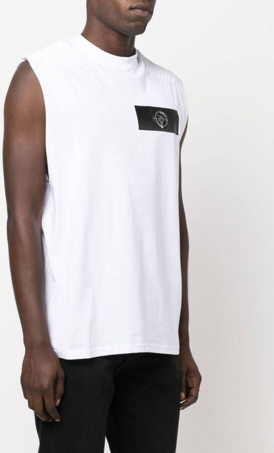 Plein Sport T-shirt met logopatch Wit