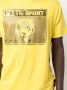 Plein Sport T-shirt met logoprint Geel - Thumbnail 5