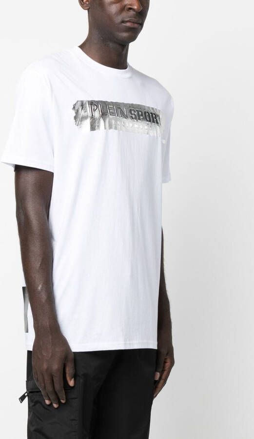 Plein Sport T-shirt met logoprint Wit