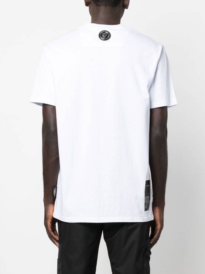 Plein Sport T-shirt met logoprint Wit