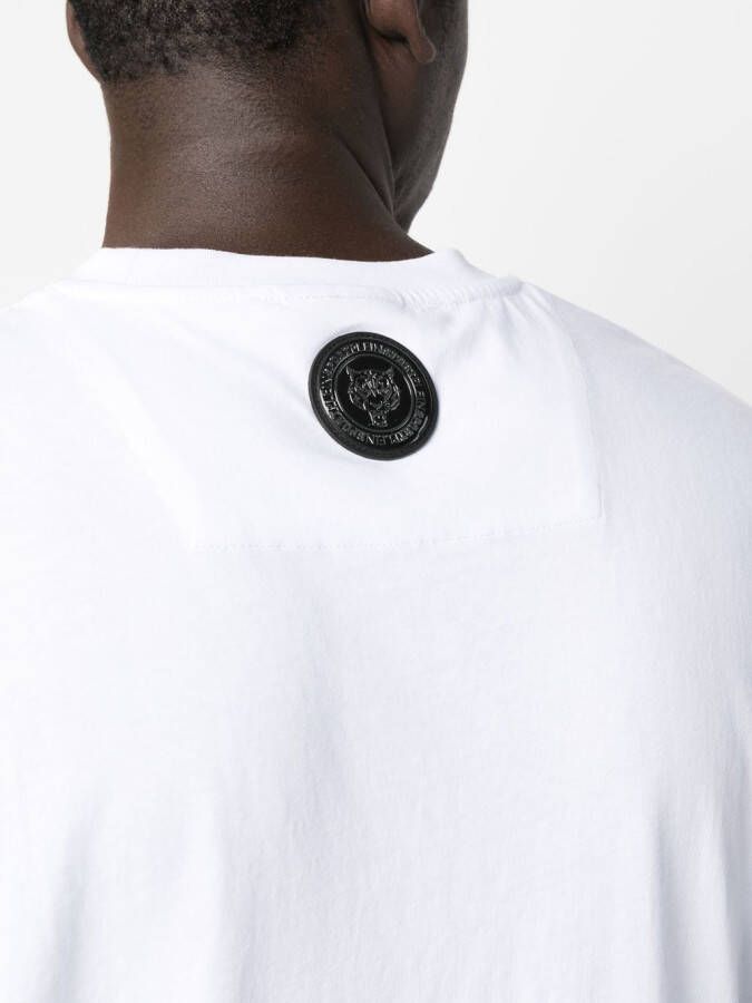 Plein Sport T-shirt met logoprint Wit
