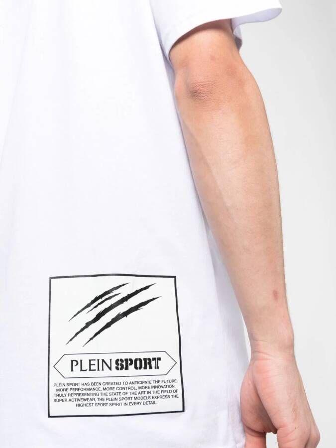 Plein Sport T-shirt met logoprint Wit