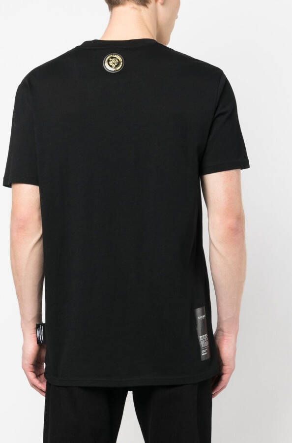 Plein Sport T-shirt met logoprint Zwart