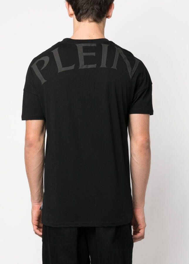 Plein Sport T-shirt met logoprint Zwart