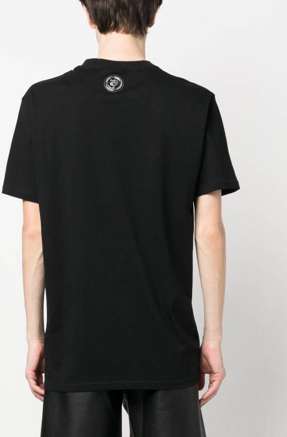 Plein Sport T-shirt met logoprint Zwart