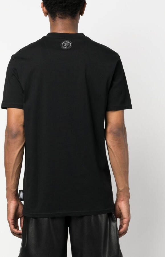 Plein Sport T-shirt met logoprint Zwart