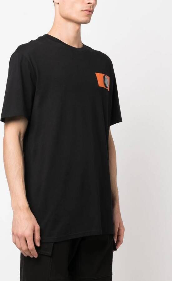 Plein Sport T-shirt met print Zwart
