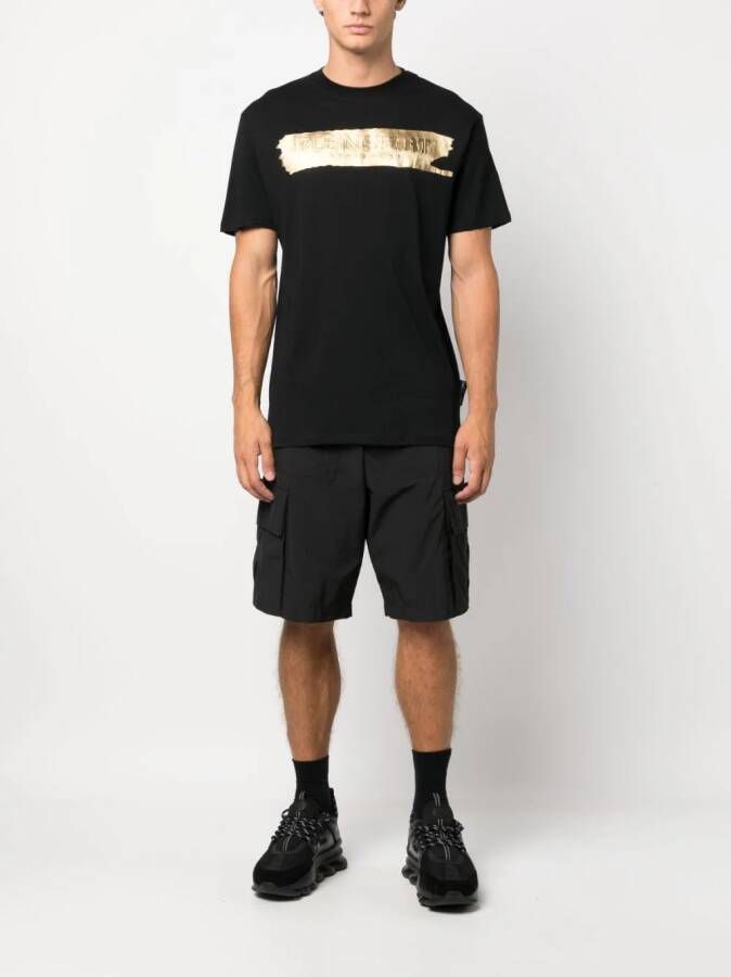 Plein Sport T-shirt met print Zwart