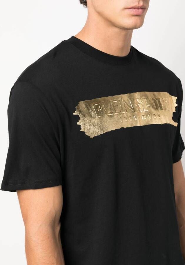 Plein Sport T-shirt met print Zwart