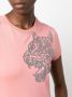 Plein Sport T-shirt met ronde hals Roze - Thumbnail 5