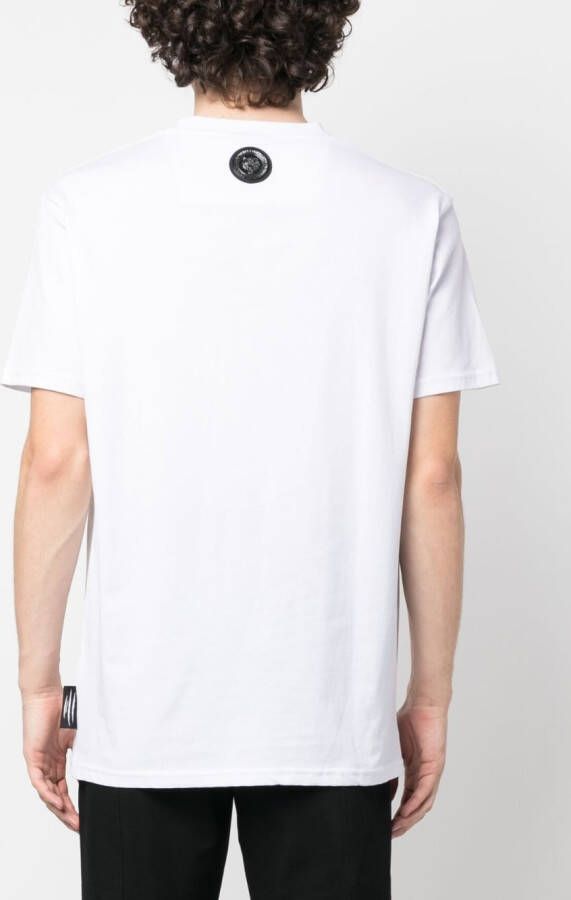 Plein Sport T-shirt met ronde hals Wit