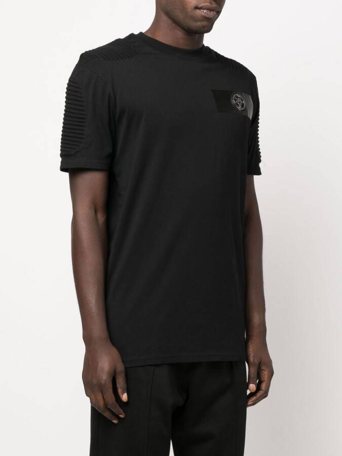 Plein Sport T-shirt met ronde hals Zwart