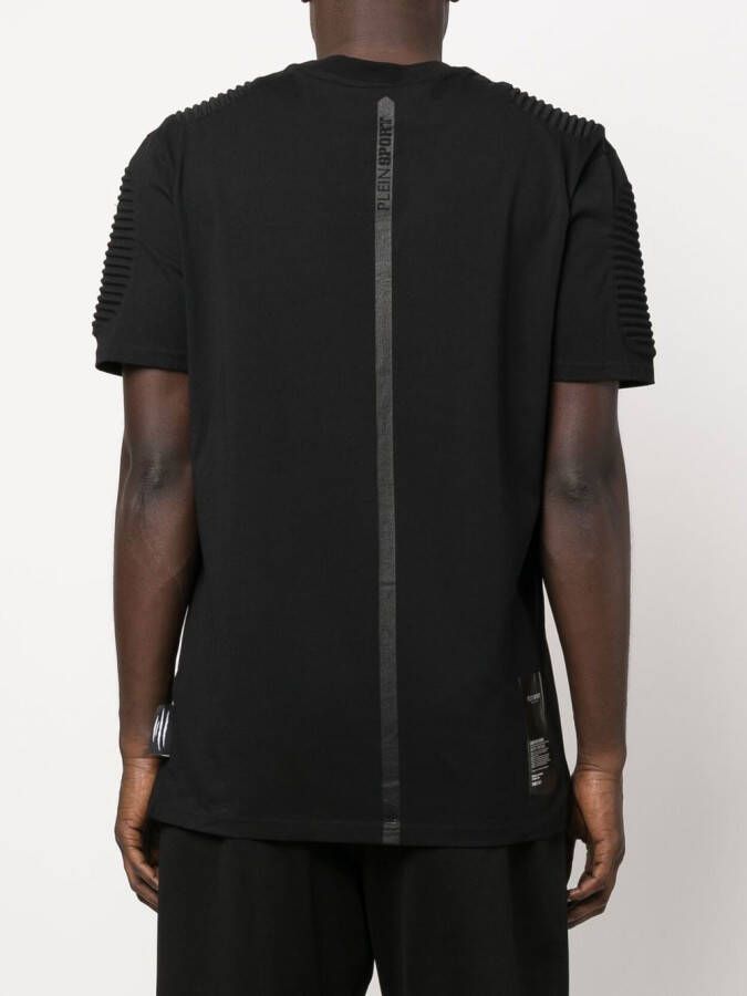 Plein Sport T-shirt met ronde hals Zwart