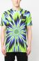 Plein Sport T-shirt met tie-dye print Groen - Thumbnail 3