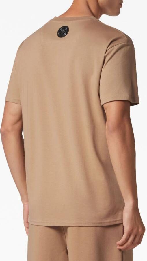 Plein Sport T-shirt met tijgerprint Beige