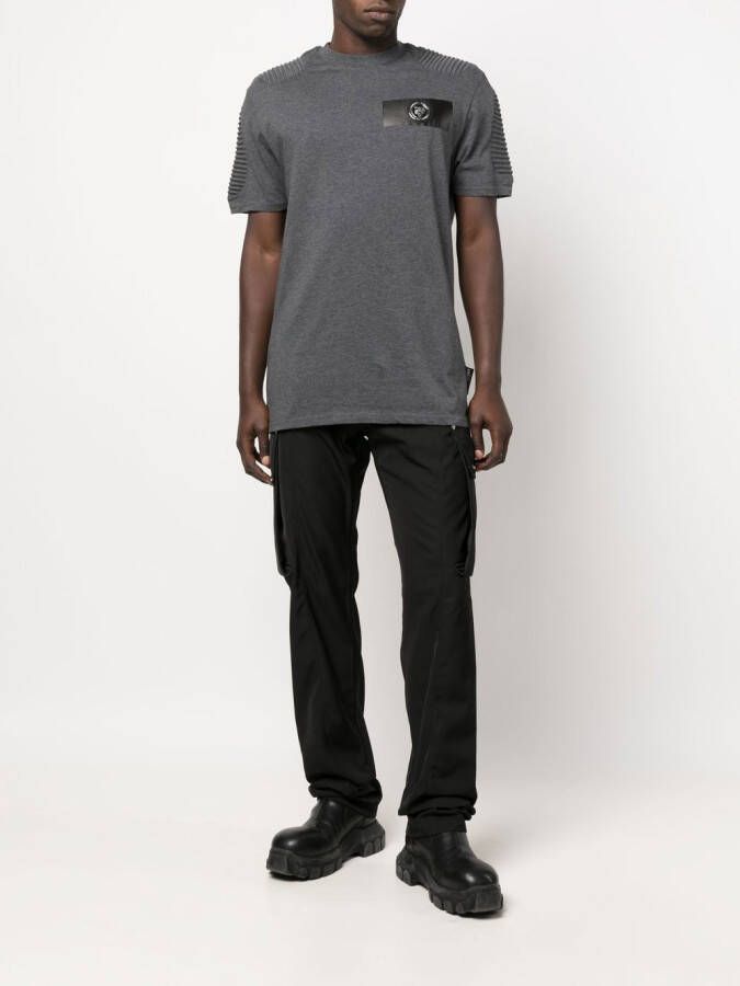 Plein Sport T-shirt met tijgerprint Grijs