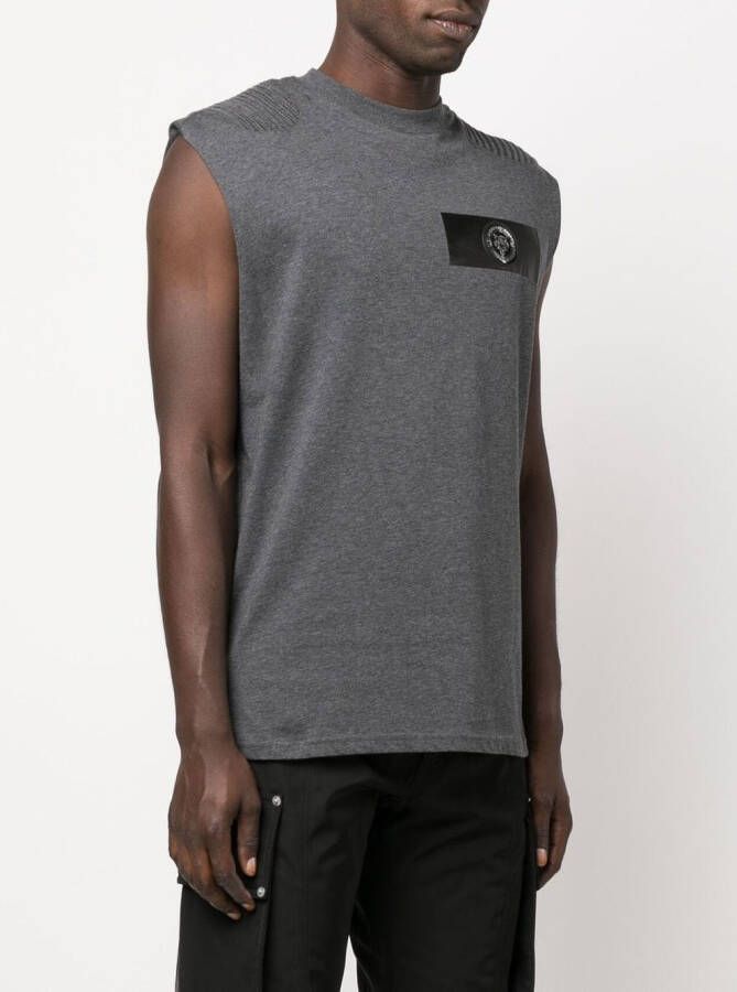 Plein Sport T-shirt met tijgerprint Grijs