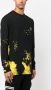 Plein Sport T-shirt met verfprint Zwart - Thumbnail 3