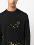 Plein Sport T-shirt met verfprint Zwart - Thumbnail 5